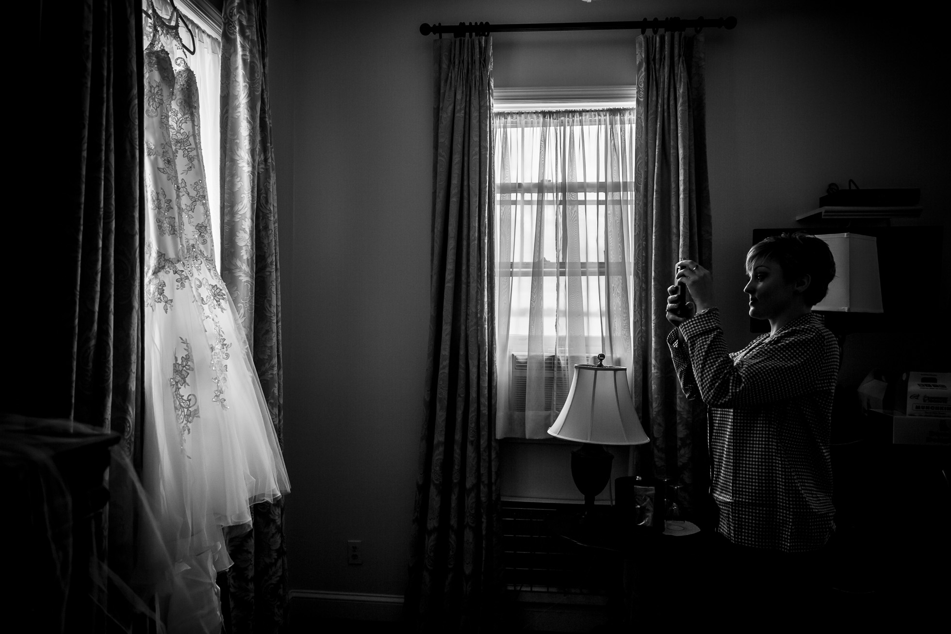 Wedding Dress Photo at The Inn at Longshore