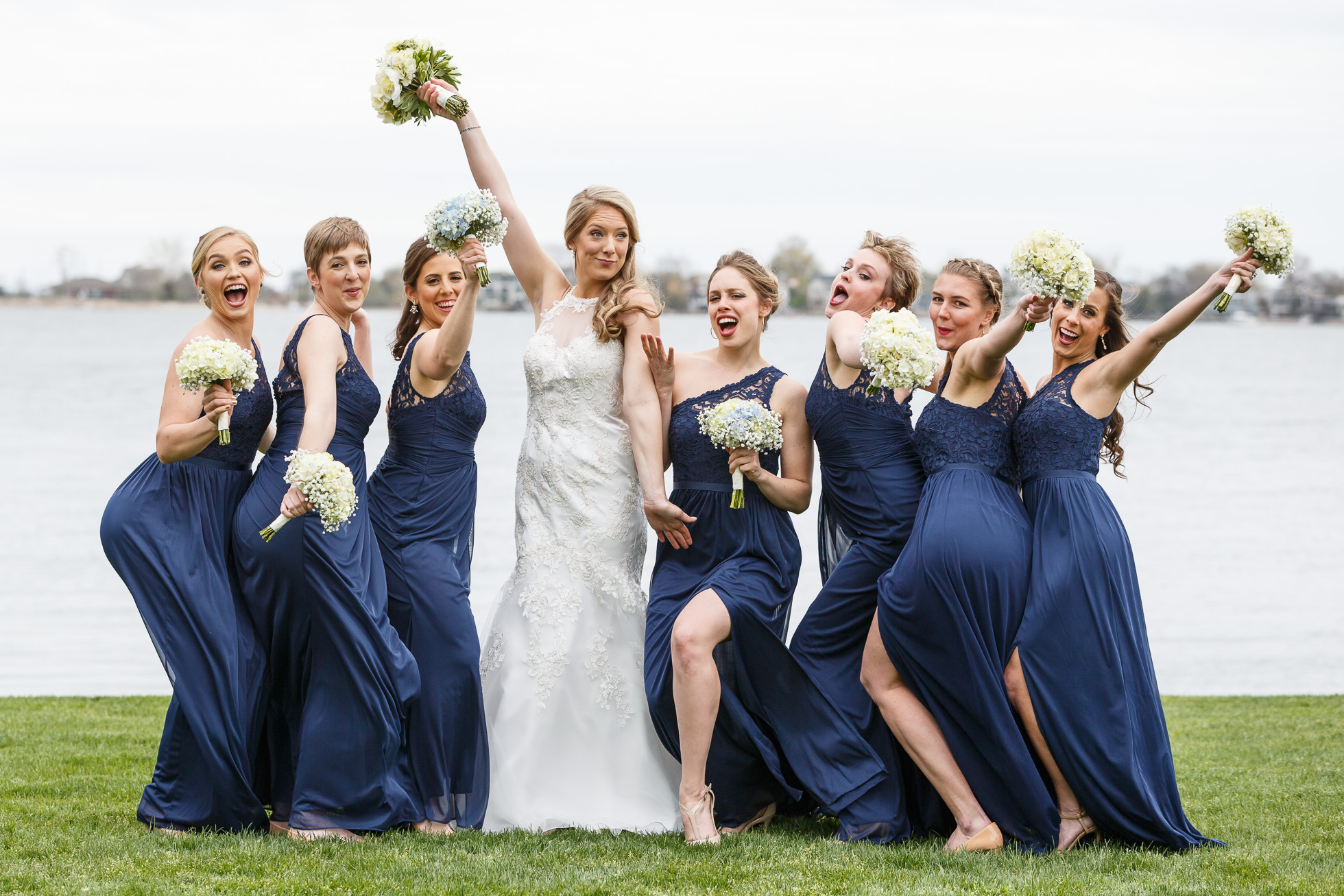 Wedding Bridal Party, Inn at Longshore by Connecticut Wedding Photographers