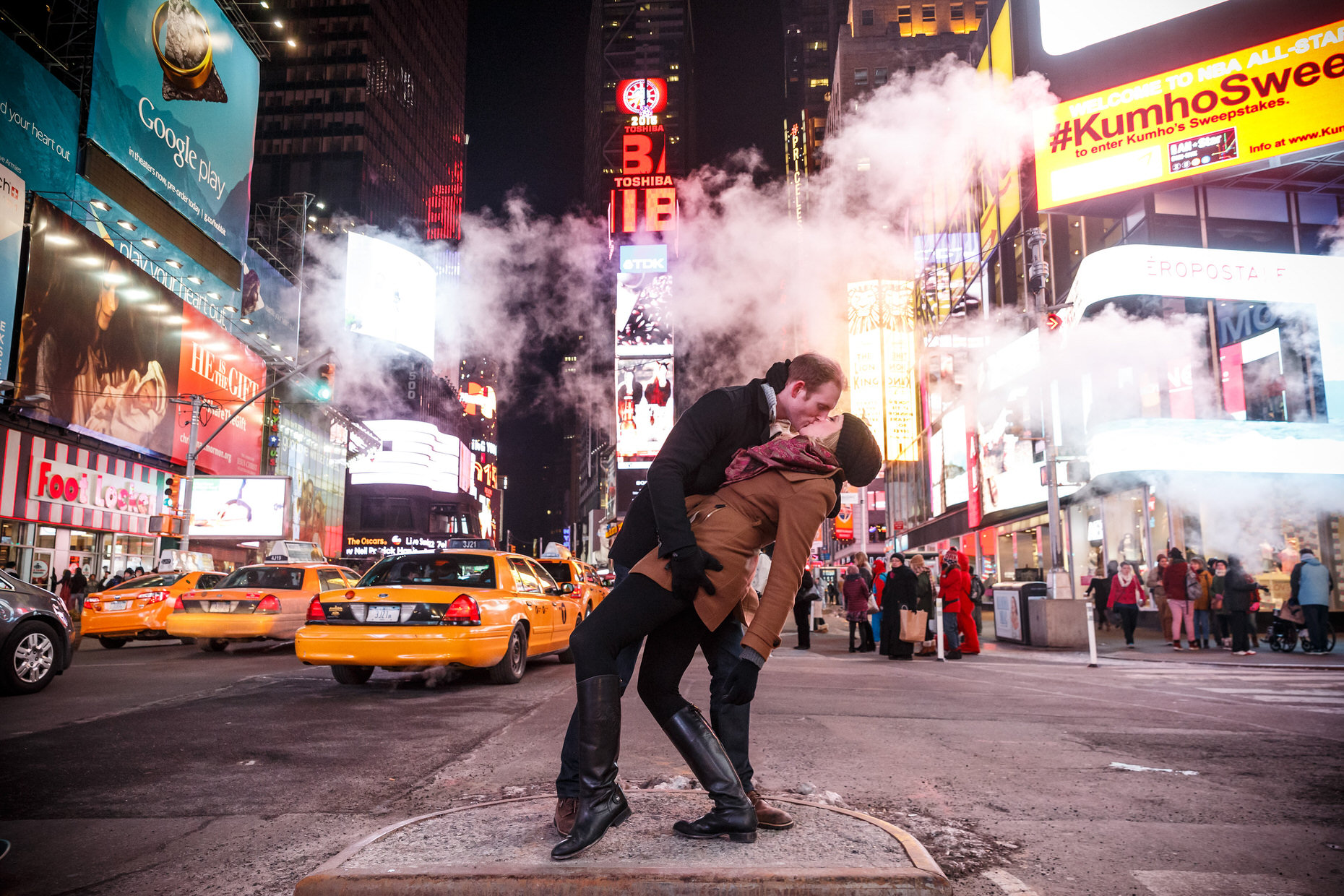 Time Square Engagement Photos by David Butler II