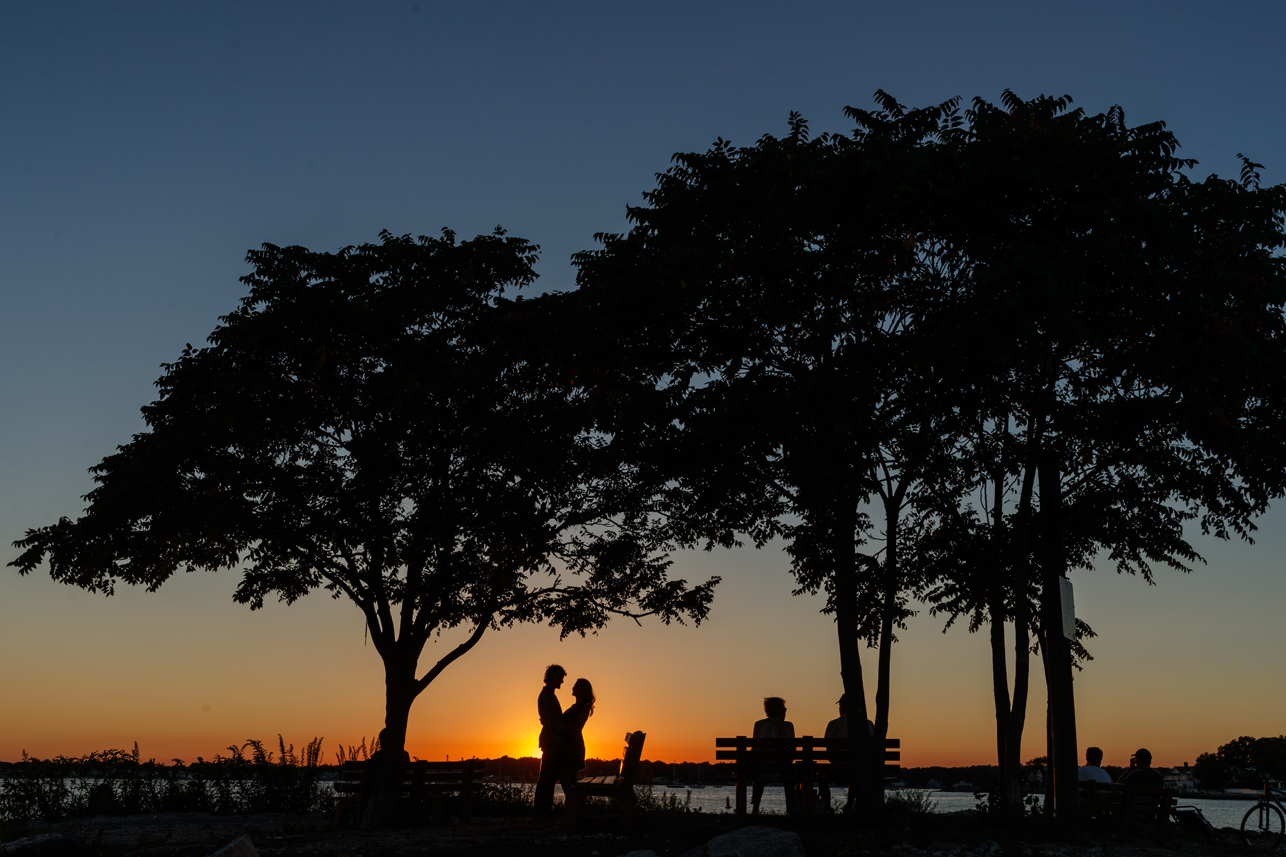 Westport Sunset Engagement Photos by David Butler II